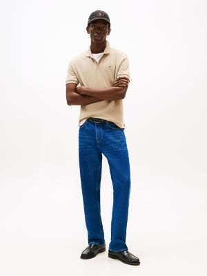 Regular Fit Cotton Polo, Beige