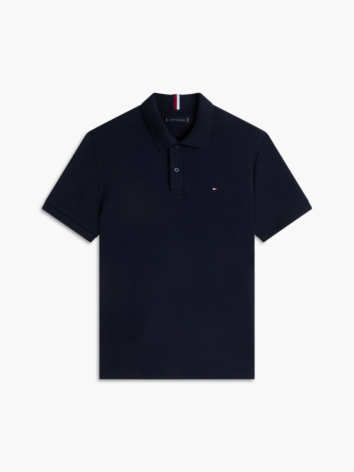 Regular Fit Smooth Cotton Polo — Navy Blue