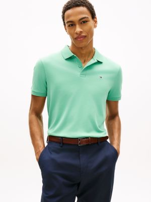 Regular Fit Smooth Cotton Polo, Fort Green