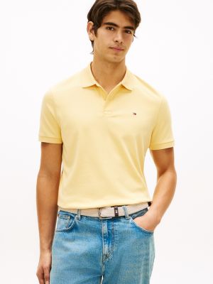 Regular Fit Smooth Cotton Polo, Lemon Frost