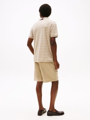 Мужские топы Tommy Hilfiger Regular Fit Stripe Cotton Polo — фото 4