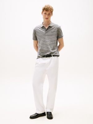 Regular Fit Stripe Cotton Polo | Tommy Hilfiger USA