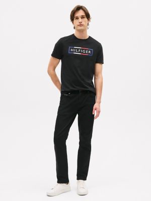 Signature Box Logo T-Shirt, Black