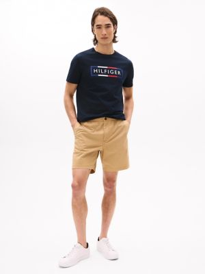 Signature Box Logo T-Shirt, Navy