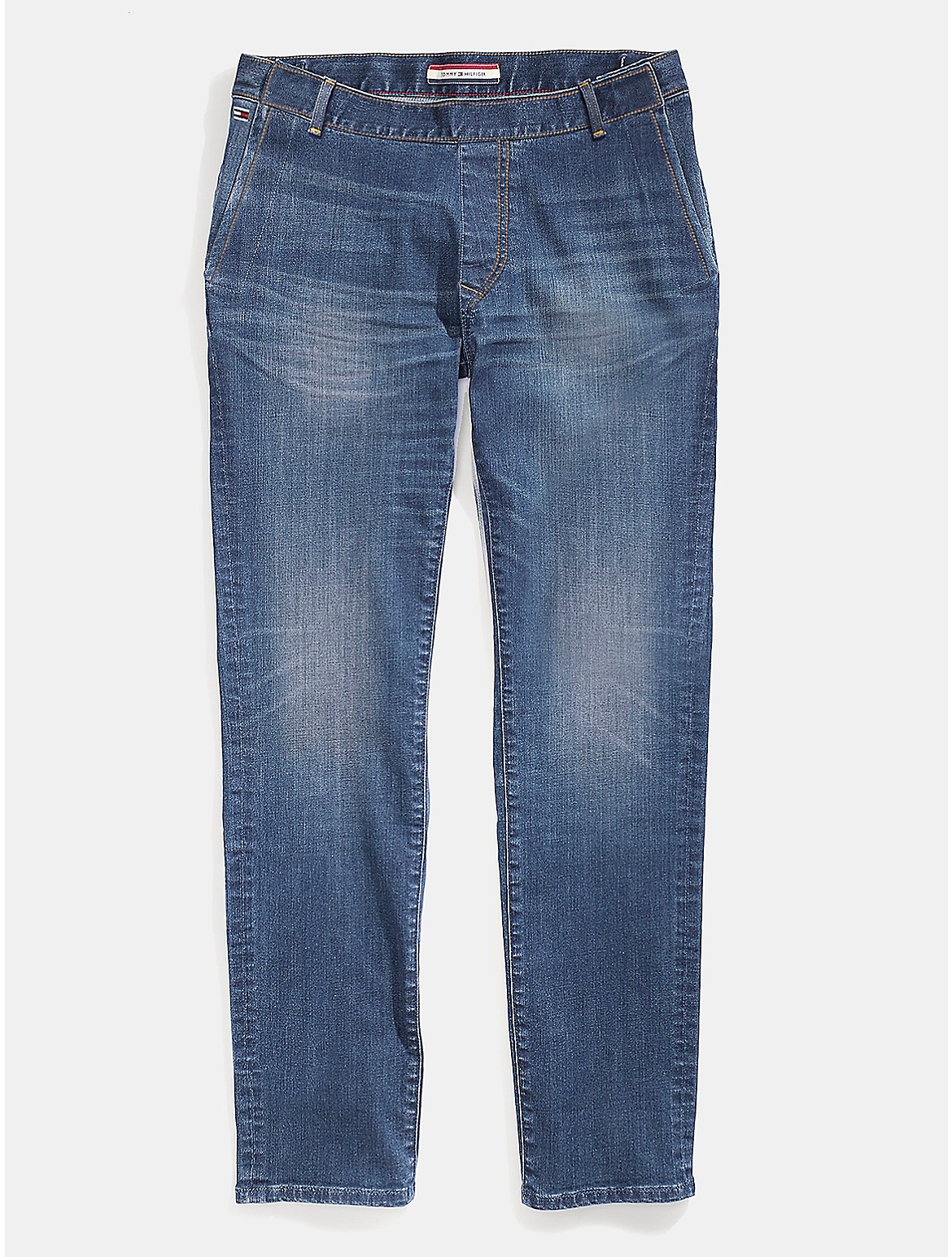 Tommy Hilfiger Seated Fit Straight Fit Jean In Dark Wash