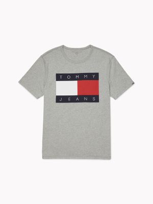 Sensory Tommy Jeans T-Shirt, Grey Heather