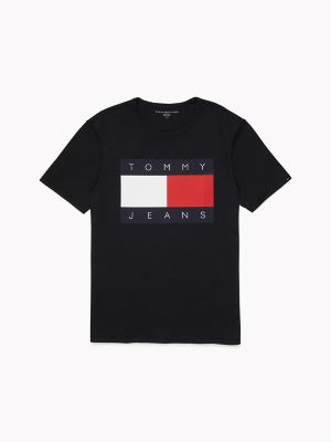 tommy jeans black tshirt