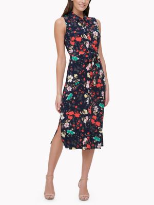 Essential Sleeveless Floral Dress 