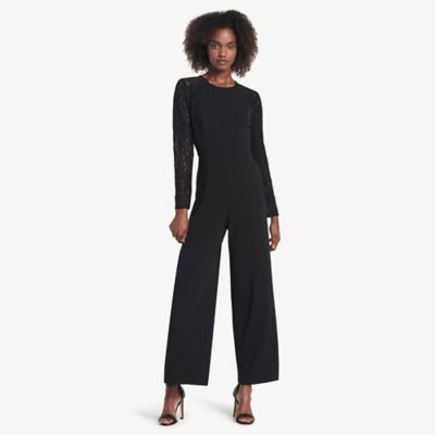 long sleeve jumpsuit lace