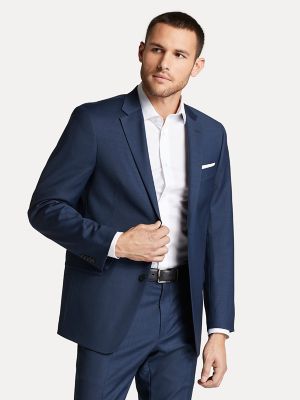 Regular Fit Essential Sharkskin Blazer 