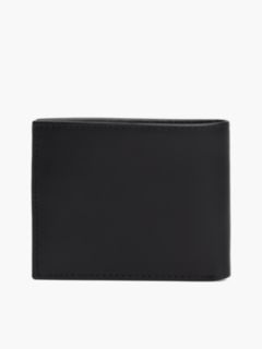 Flag Emblem Mini Credit Card Wallet — Black 4