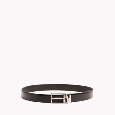 tommy hilfiger men's leather reversible belt