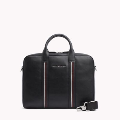 tommy hilfiger leather laptop bags