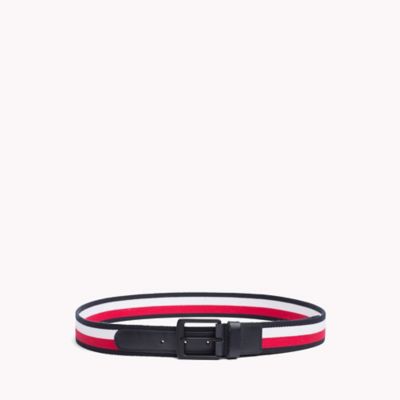 tommy hilfiger striped belt