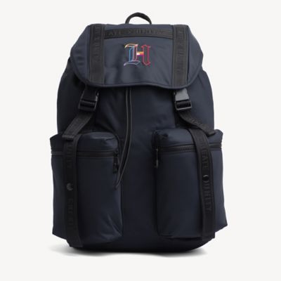 tommy hilfiger flap backpack