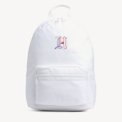 white tommy hilfiger backpack
