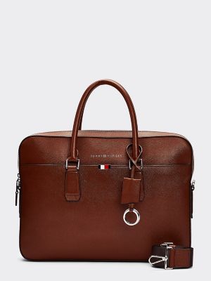 Classic Leather Laptop Bag | Tommy Hilfiger
