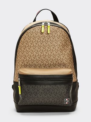 tommy hilfiger gold backpack