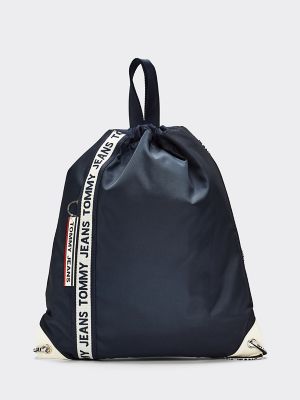 tommy jeans logo tape backpack