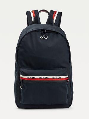 tommy hilfiger striped backpack