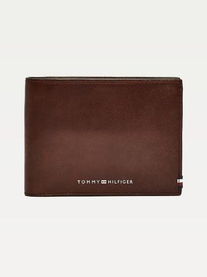 tommy hilfiger men's leather wallet