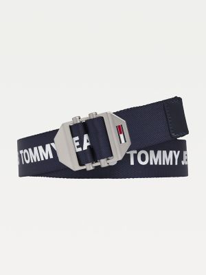 tommy jeans belt white