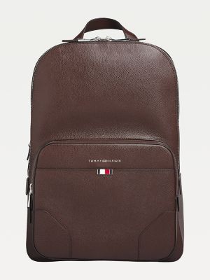 tommy hilfiger leather briefcase