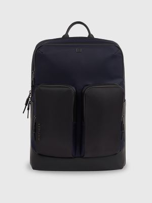 Tommy hilfiger best sale men's leather backpack