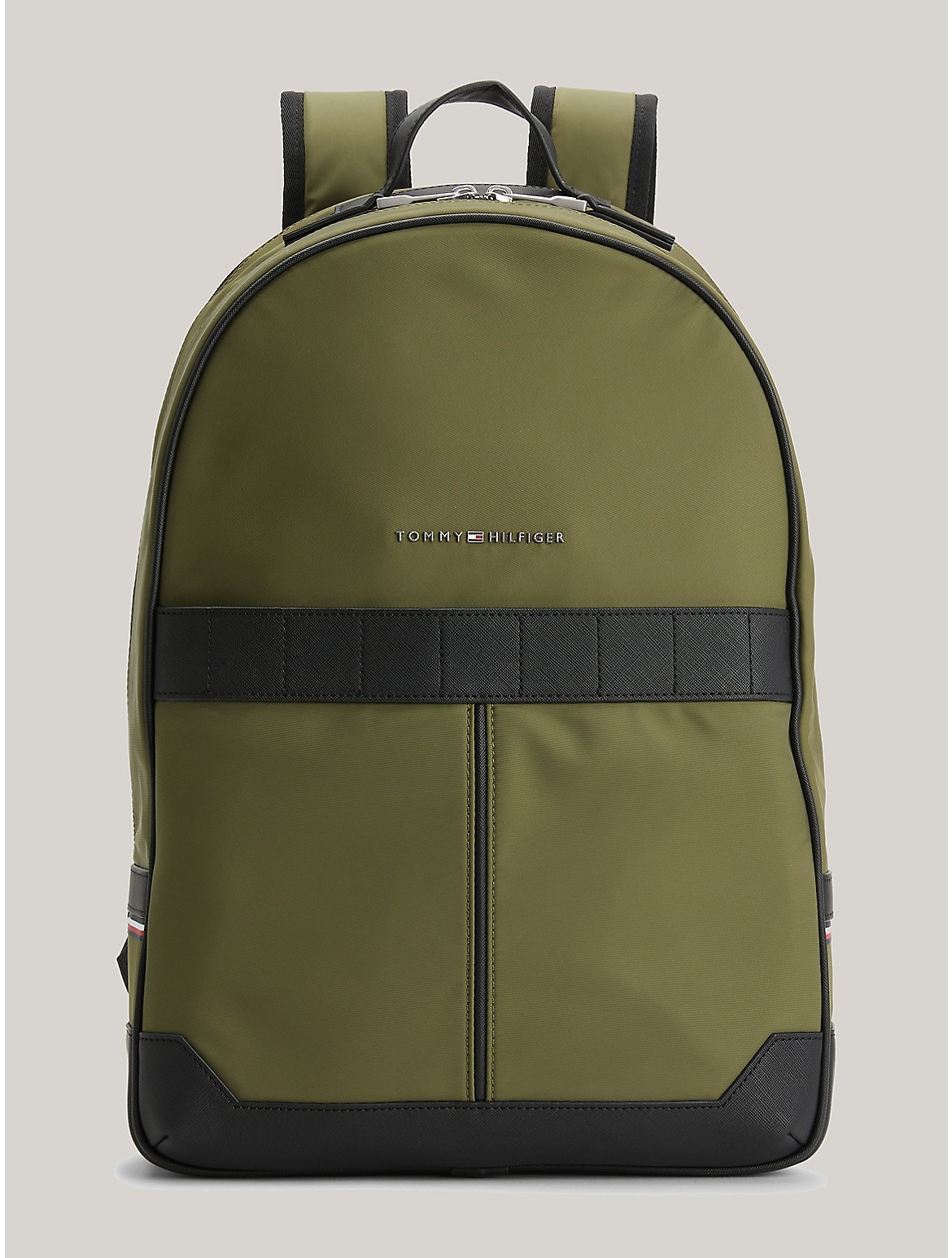 Tommy Hilfiger Men's Commuter Nylon Backpack - Green