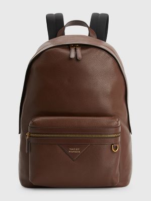 Pebbled Leather Backpack Tommy Hilfiger