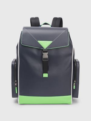 Tommy hilfiger store men's leather backpack