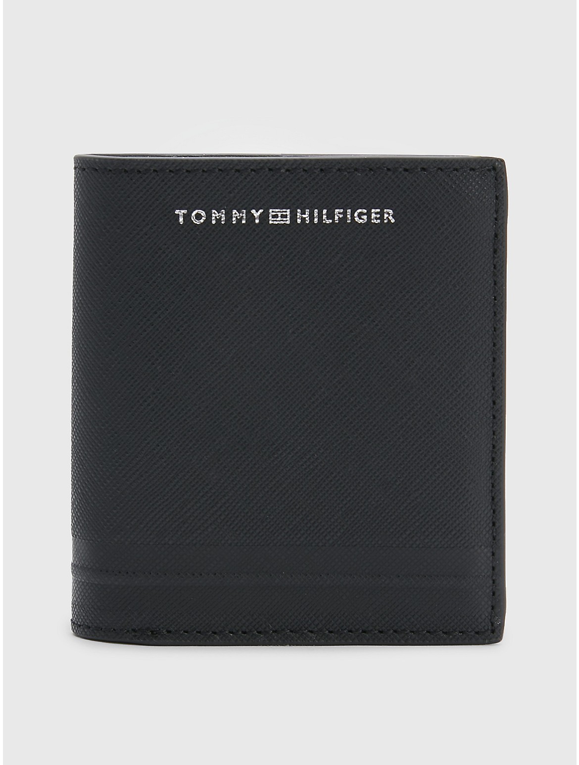 Tommy Hilfiger Men's Hilfiger Leather Bifold Wallet - Black