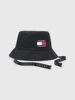 tommy hilfiger black bucket hat