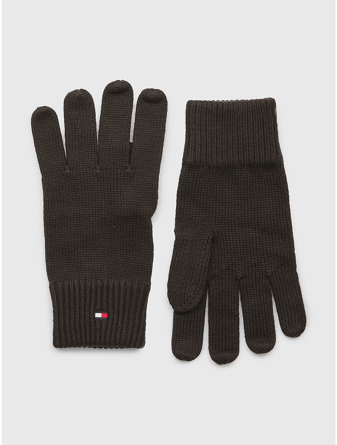 Tommy Hilfiger Men's Flag Gloves - Black