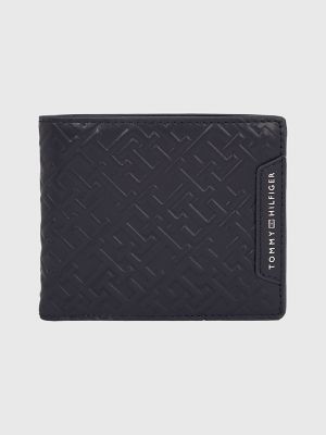 TOMMY HILFIGER - Men's leather wallet with embossed logo