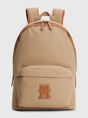 Tommy Hilfiger TH monogram-embossed Leather Backpack - Farfetch