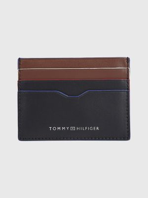 TOMMY HILFIGER - Men's wallet with logo details - AM0AM11589BDS - Black
