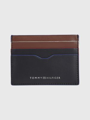 Tommy Hilfiger - Johnson Wallet - 100% Pure Leather - Built-in Card Holder  - Designer Wallets for Men Mens Accessories