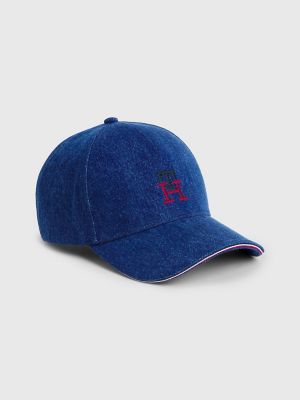 Denim Monogram Logo Cap