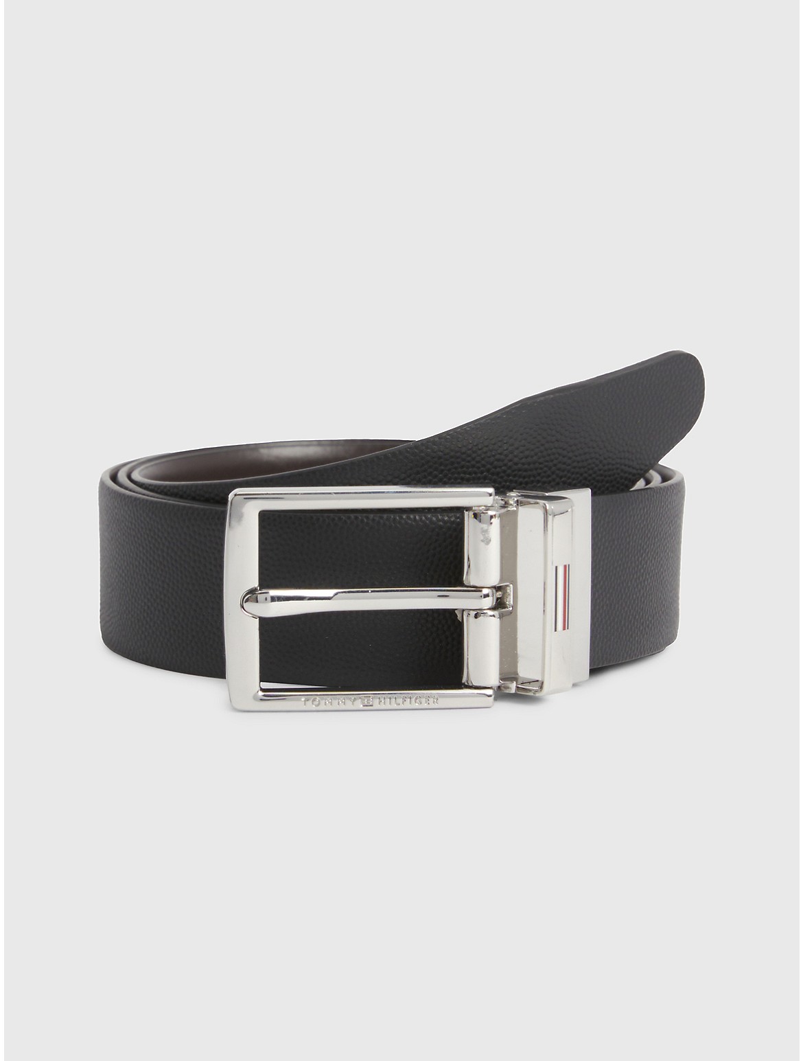 Tommy Hilfiger Men's Reversible Leather Belt - Black - 32