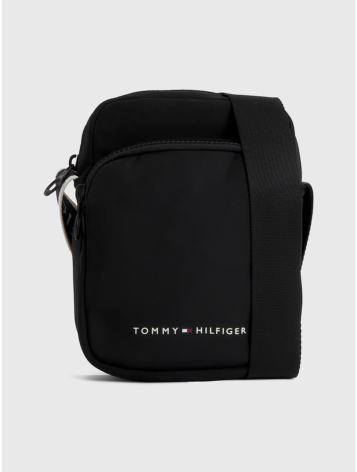Tommy Hilfiger Men's Tommy Logo Mini Reporter Bag - Black