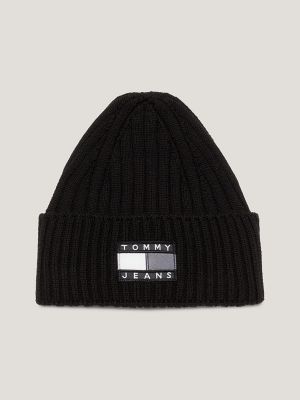 Tommy Hilfiger Foster Flag Solid Beanie Hat