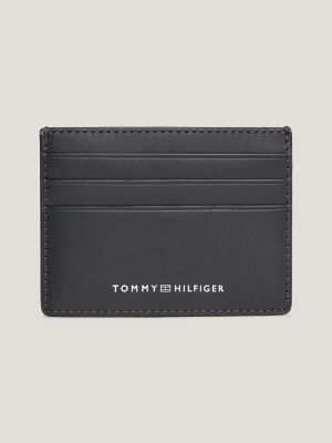 Tommy Hilfiger Castell Black Leather Men's Wallet