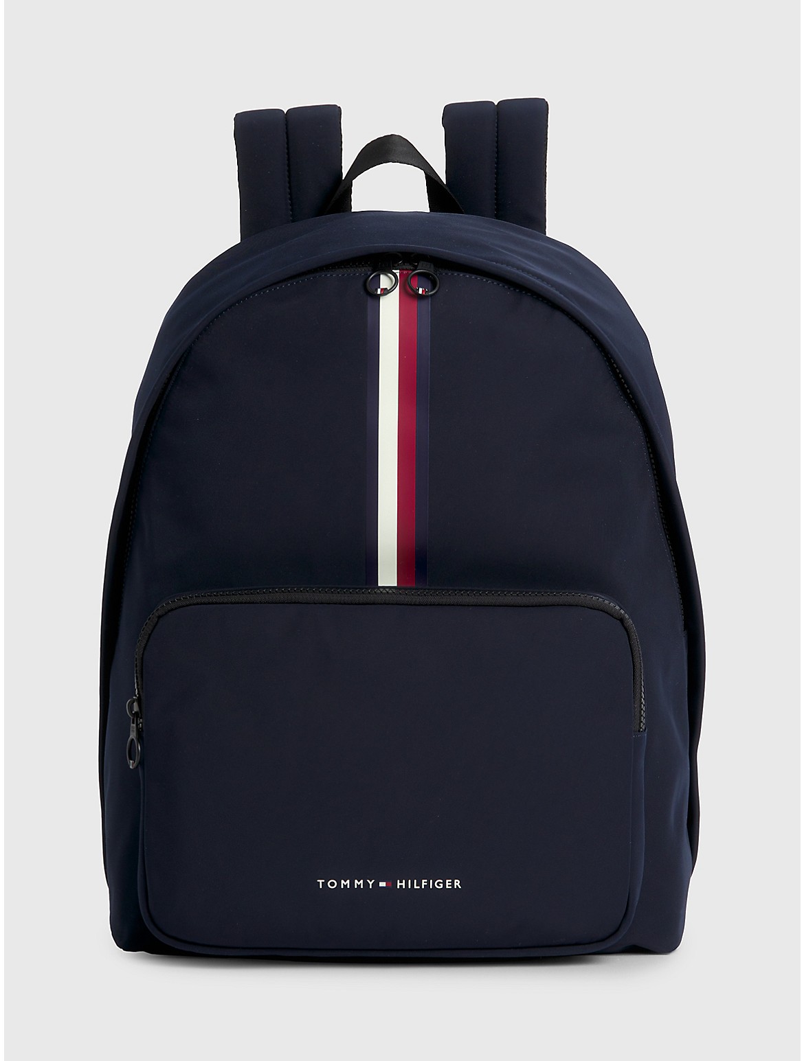 Tommy Hilfiger Men's Flag Stripe Logo Backpack - Blue