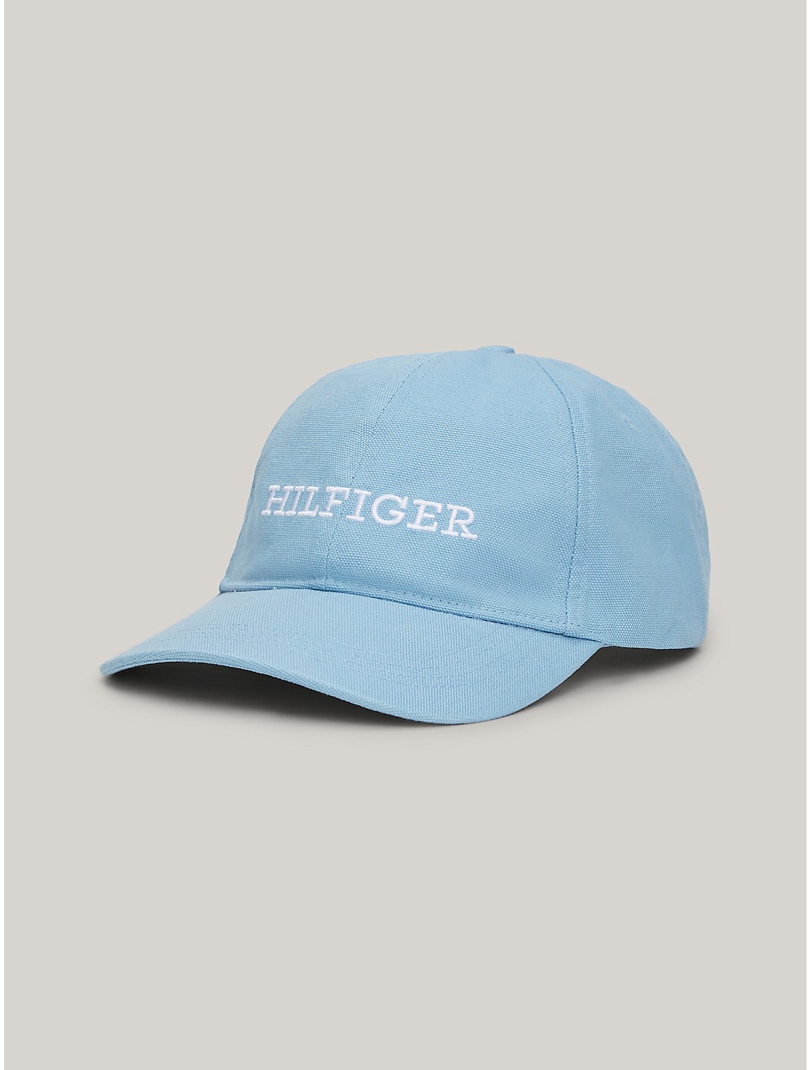 Tommy Hilfiger Embroidered Monotype Cap In Sleepy Blue