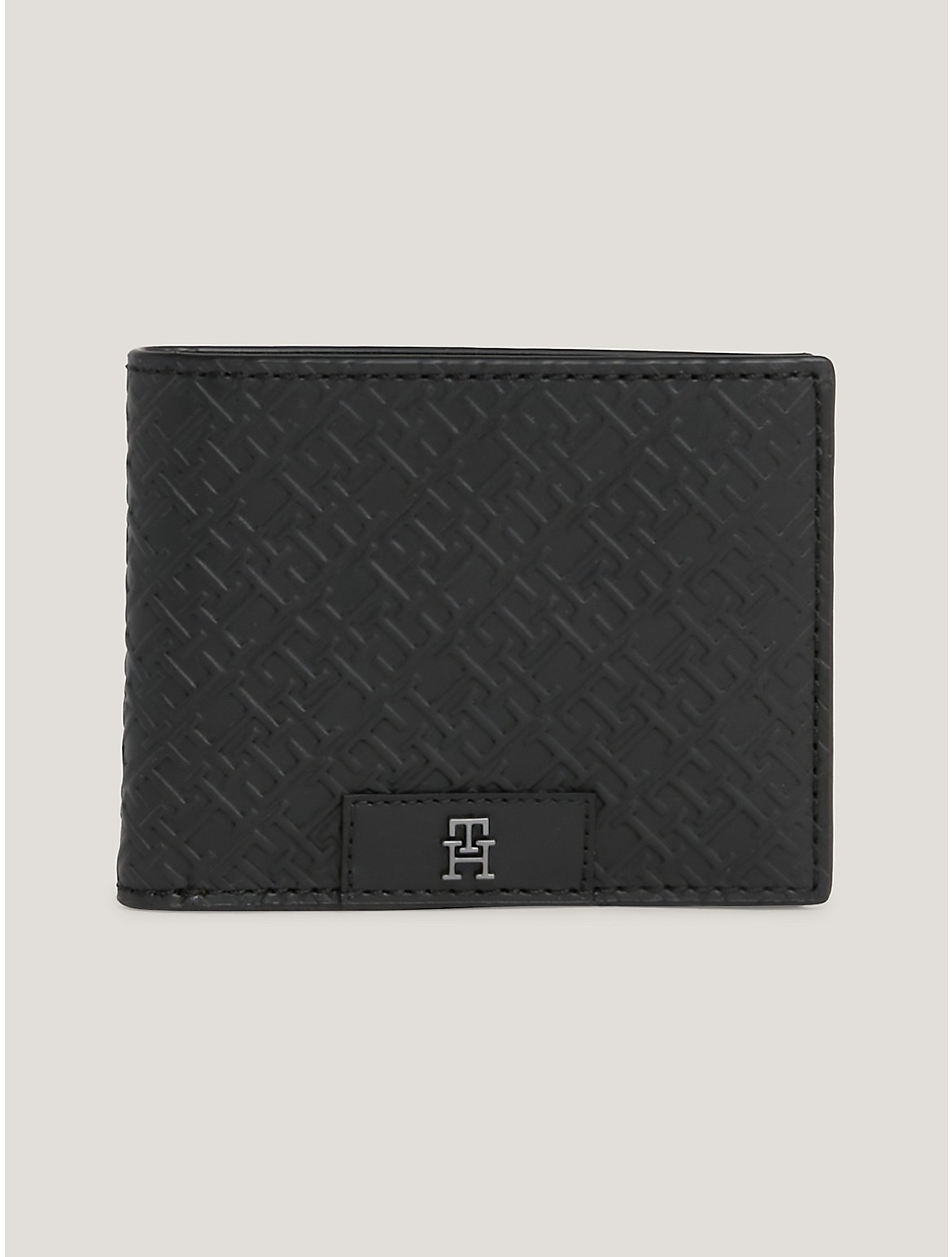 Tommy Hilfiger Men's Monogram Mini Credit Card Wallet