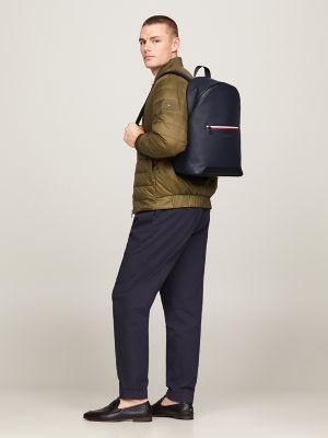 Tommy Stripe Dome Backpack, Space Blue