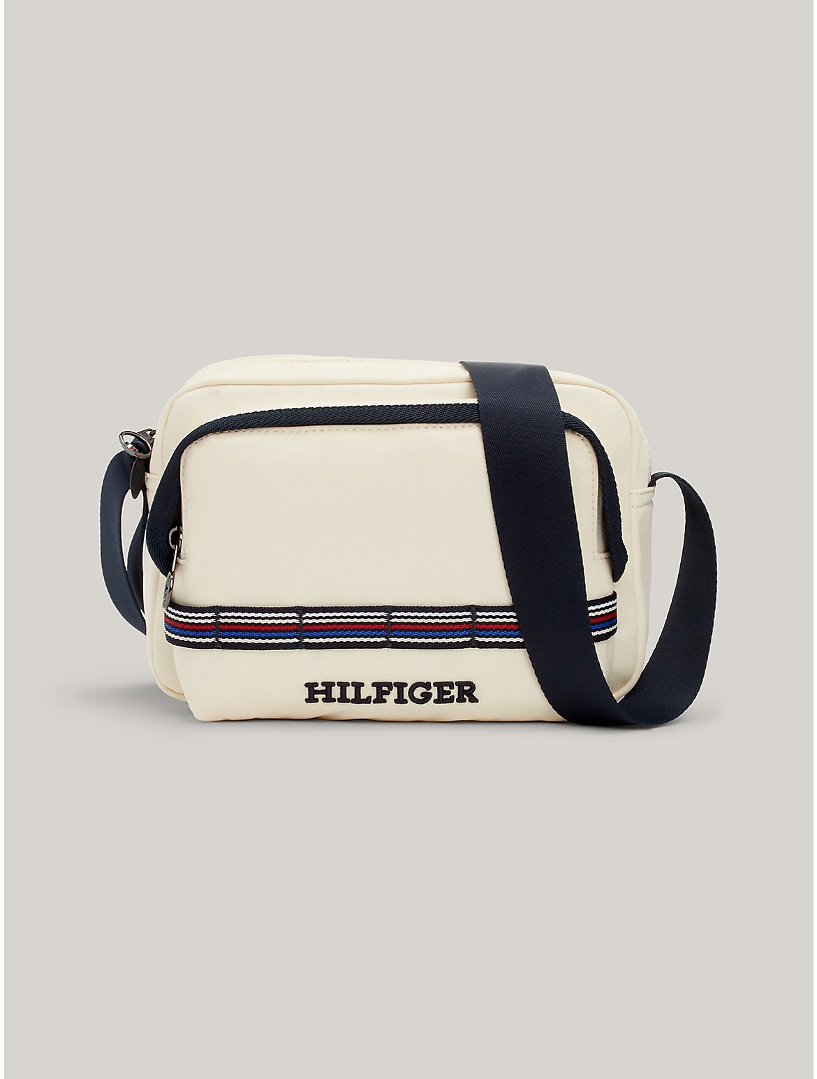 Shop Tommy Hilfiger Embroidered Monotype Crossbody Bag In Calico