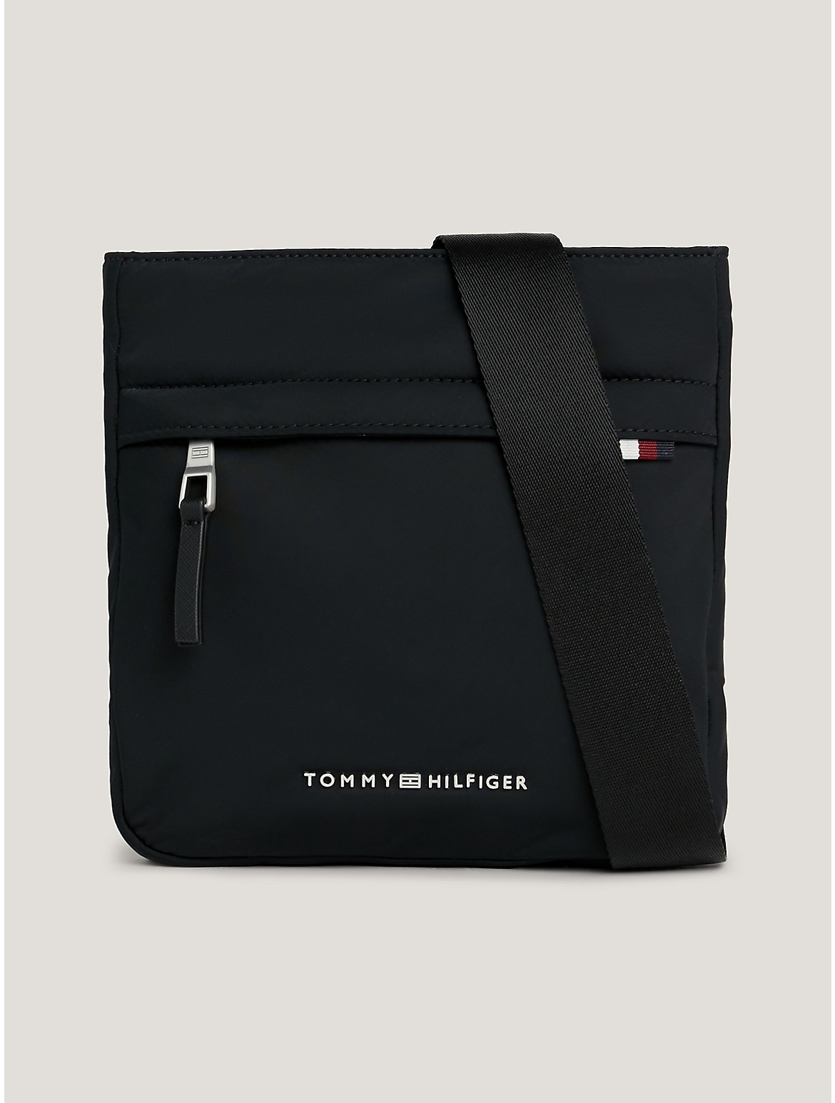 Tommy Hilfiger Tommy Logo Mini Crossbody Bag In Black