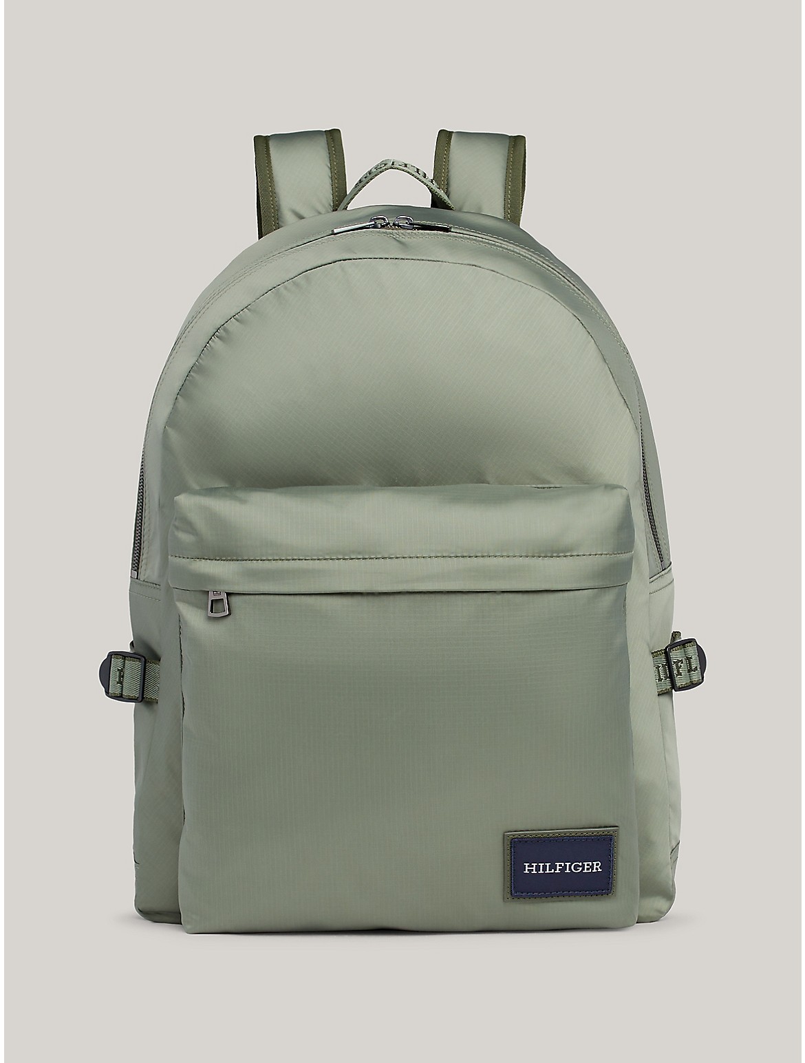 Tommy Hilfiger Monotype Patch Dome Backpack In Green Acres